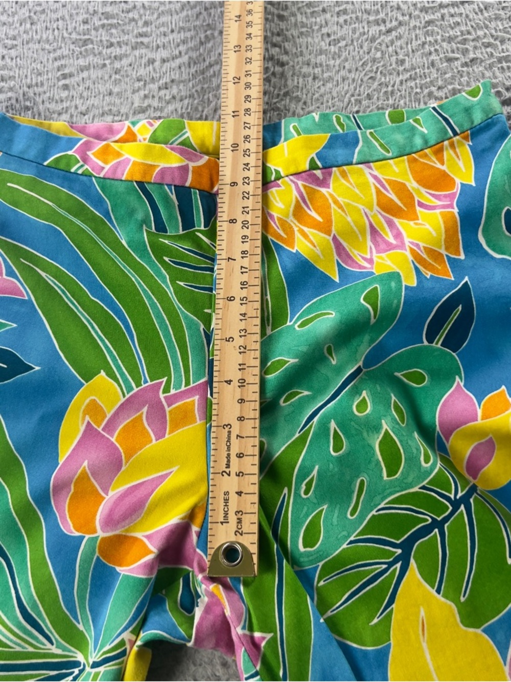 Lauren Ralph Lauren Pants Womens 6 Multicolor Cropped Floral Tropical Preppy - Picture 3 of 8